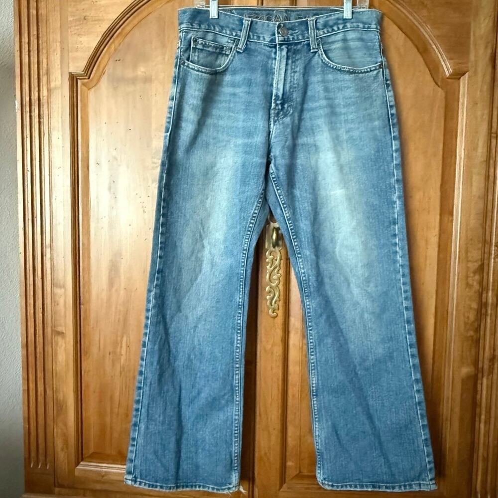 Vintage American Eagle 1977 Y2K skater bootcut jeans 100% cotton size 31 x 30